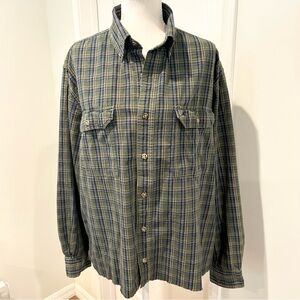Carhartt Plaid Button-Up Shirt - cropped